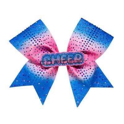 Copter Custom Rhinestones Competition Bow Bling Cheer Hair Bow