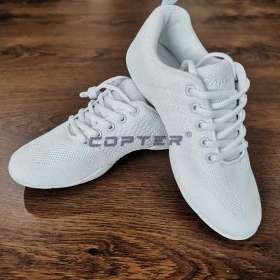 Copter mesh upper white cheerleading dance shoes cheer sneaker