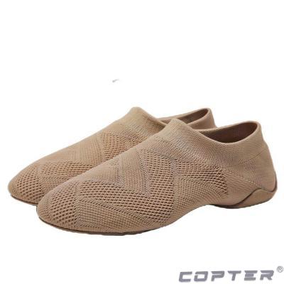 Copter wholesale Indoor Knit Split Sole Dance Slippers Cheerleader  Dance Shoes