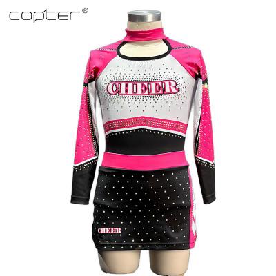 Copter wholesale custom all star rhinestone cheerleading uniforms 